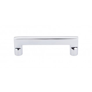 Top Knobs M1973 Aspen II Flat Sided Pull 4 Inch Polished Chrome